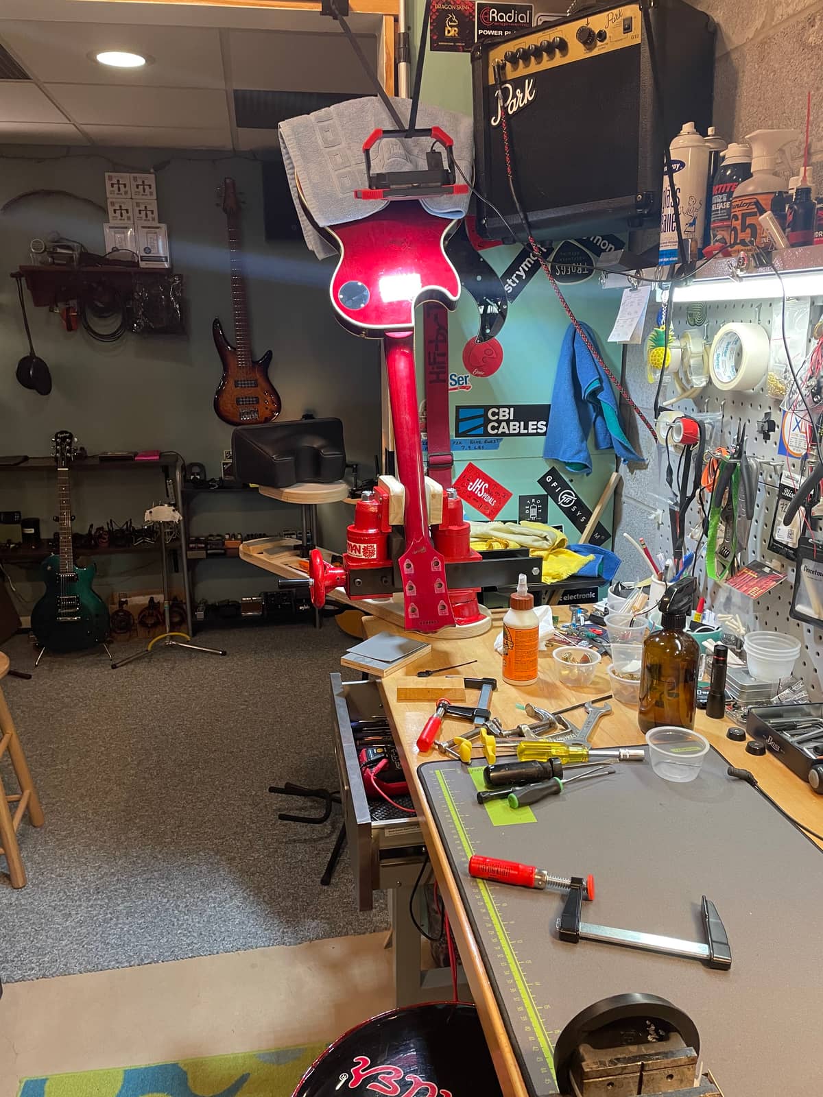 Les Paul setup
