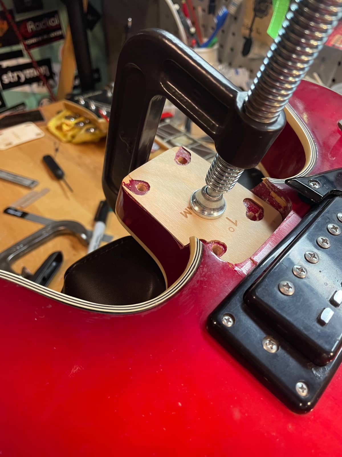 Epiphone neck shim